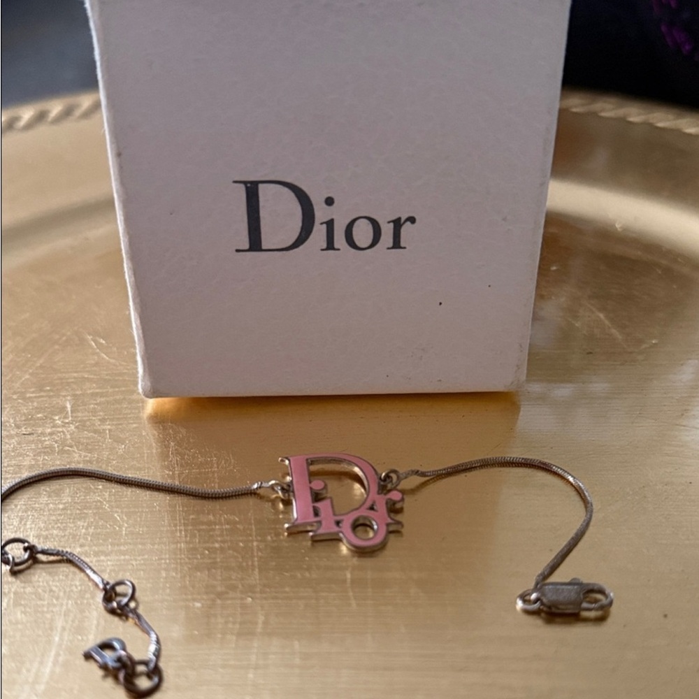 Authentic Dior Pink Charm Bracelet | Pre-loved